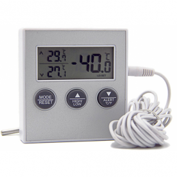 China Digital Alarm Fridge Freezer Magnet Thermometer Refrigerator Thermometer with Max Min Record Functio company