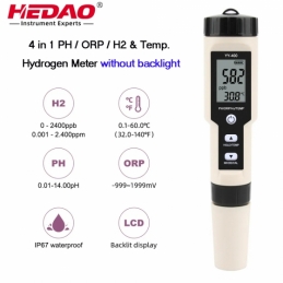 China 4 in 1 PH / ORP / H2 & Temp.Hydrogen Tester without backlight 4 in 1 PH / ORP / H2 & Temp.Hydrogen Tester without backlight company