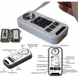 China USB Transfer Digital Brix Refractometer  company