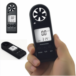 China Mini Handheld LCD Digital Anemometer air speed gauge flow meter tachometer anemometro digitale company