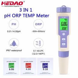 China 3 in 1  pH ORP TEMP Meter 3 in 1  pH ORP TEMP Meter company