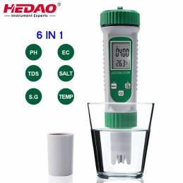 China 6 in 1 PH /TDS /EC /specific gravity of seawater / temperature Tester 6 in 1 PH /TDS /EC /specific gravity of seawater / temperature Tester company