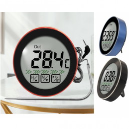 China Round Touch Screen Digital Meat Kitchen Food Thermometer With Timer  Round Touch Screen Digital Meat Kitchen Food Thermometer With Timer  company