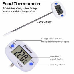 China High temperature food meat oil water thermometer temperature meter High temperature food meat oil water thermometer temperature meter company