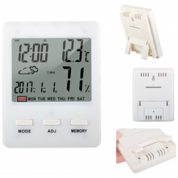 China Digital Desk Clock Thermo Hygrometer With Weather Station Temperature Humidity Digital Desk Clock Thermo Hygrometer With Weather Station Temperature Humidity company